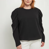 ENGLISH FACTORY - Puff Long Sleeve Top - TOPS available at Objectrare