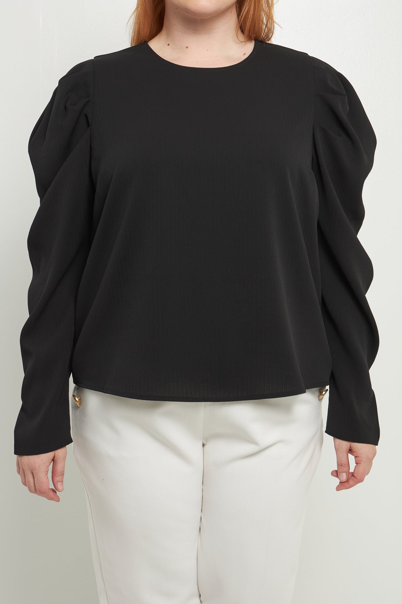 ENGLISH FACTORY - Puff Long Sleeve Top - TOPS available at Objectrare