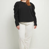 ENGLISH FACTORY - Puff Long Sleeve Top - TOPS available at Objectrare