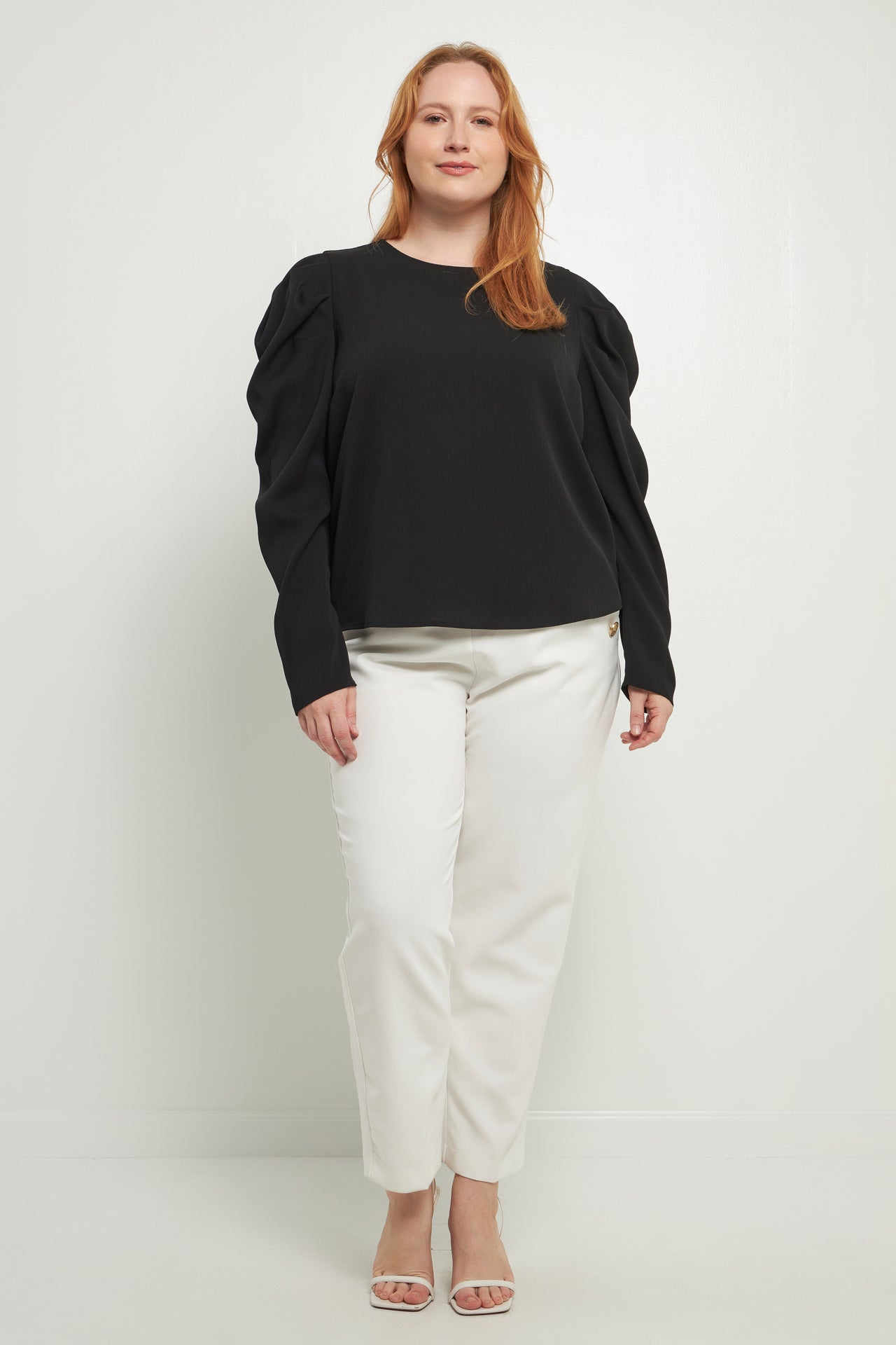 ENGLISH FACTORY - Puff Long Sleeve Top - TOPS available at Objectrare