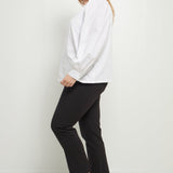 ENGLISH FACTORY - Mixed Media Puff Long Sleeve Top - TOPS available at Objectrare