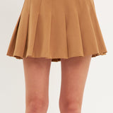 Pleated Skort