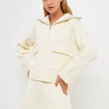 Quarter-Zip Knit Sweater
