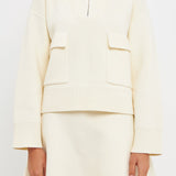 Quarter-Zip Knit Sweater