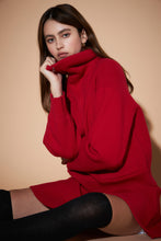 Load image into Gallery viewer, Quarter-Zip Knit Sweater
