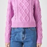 ENGLISH FACTORY - Cable-Knit Sweater - SWEATERS & KNITS available at Objectrare