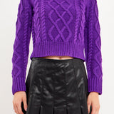 ENGLISH FACTORY - Cable-Knit Sweater - SWEATERS & KNITS available at Objectrare
