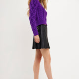 ENGLISH FACTORY - Cable-Knit Sweater - SWEATERS & KNITS available at Objectrare