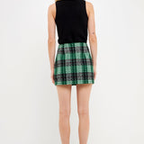 Tweed Mini Skirt