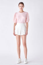 Load image into Gallery viewer, ENGLISH FACTORY-Texture Mixed Media Top-TOPS available at Objectrare
