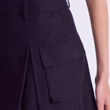 Minifalda cargo con bolsillo con solapa