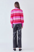 Load image into Gallery viewer, ENGLISH FACTORY-Stripe Mockneck Sweater-SWEATERS &amp; KNITS available at Objectrare
