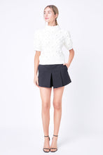 Load image into Gallery viewer, ENGLISH FACTORY - Pom Pom Puff Sleeve Sweater - SWEATERS &amp; KNITS available at Objectrare
