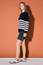 Load image into Gallery viewer, Stripe Round Neck Sweater
