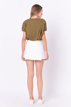 Load image into Gallery viewer, ENGLISH FACTORY-Pleated T-Shirt-T-SHIRTS available at Objectrare
