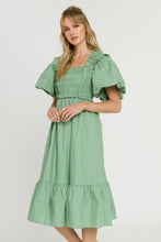 Load image into Gallery viewer, Puff Sleeve Midi Dress
