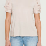 ENGLISH FACTORY - Twisted Sleeve T-shirt - T-SHIRTS available at Objectrare