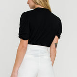ENGLISH FACTORY - Twisted Sleeve T-shirt - T-SHIRTS available at Objectrare