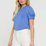 ENGLISH FACTORY - Twisted Sleeve T-shirt - T-SHIRTS available at Objectrare