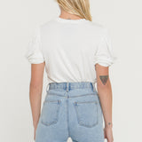 ENGLISH FACTORY - Twisted Sleeve T-shirt - T-SHIRTS available at Objectrare