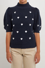 Load image into Gallery viewer, Heart Shape Embroidery Sweater
