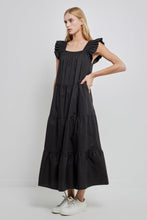 Load image into Gallery viewer, Ruffle Detail Midi Dress
