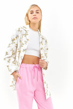 Load image into Gallery viewer, Floral Oversized Shirts Jacket
