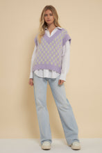 Load image into Gallery viewer, Checker Knit Vest
