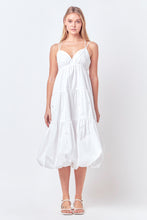 Load image into Gallery viewer, Balloon Dress with Strappy Back Detail
