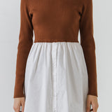 ENGLISH FACTORY - Shirt Detail Knit Top - SWEATERS & KNITS available at Objectrare