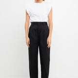 High Waist Pleated Trouser