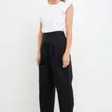 High Waist Pleated Trouser