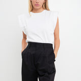 High Waist Pleated Trouser