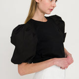 ENGLISH FACTORY - Puff Sleeve T-Shirt - T-SHIRTS available at Objectrare