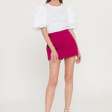 ENGLISH FACTORY - Puff Sleeve T-Shirt - T-SHIRTS available at Objectrare