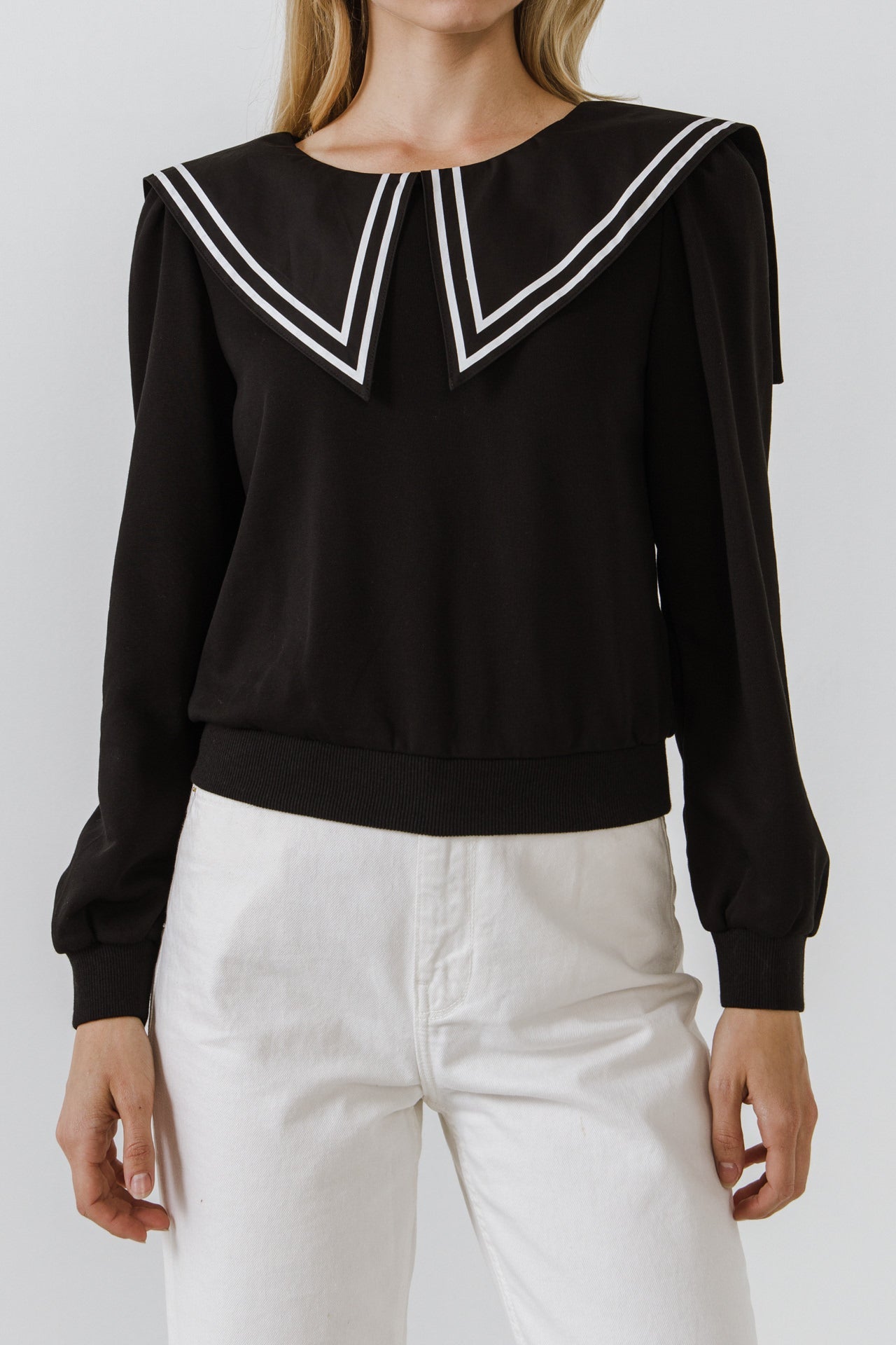 Sailor Collar Sweatshirt – English Factory